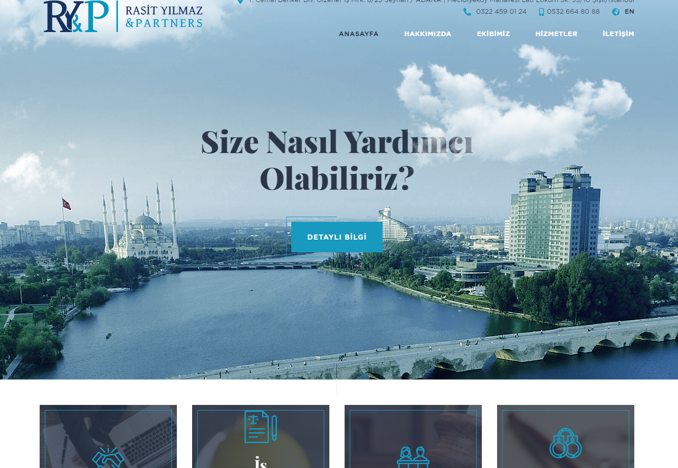RASIT YILMAZ PARTNERS HUKUK BUROSU web site tasar�m�